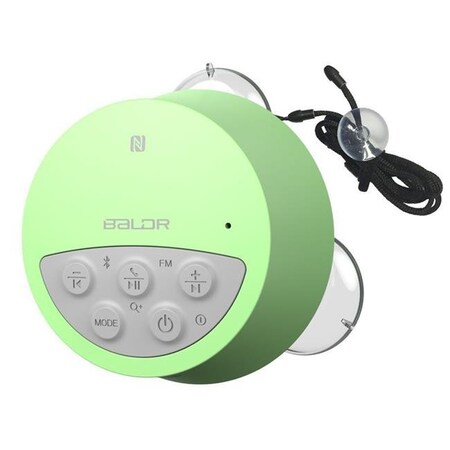 BALDR Baldr BS7001GR2 Waterproof Bluetooth Fm Speaker; Green BS7001GR2